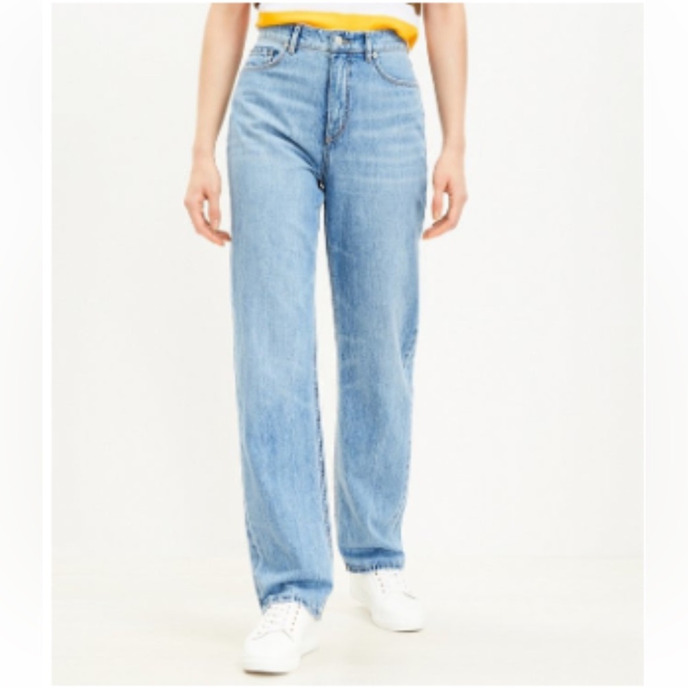 Ann Taylor Loft | high rise straight legs jeans | Petite 24, 00